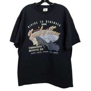 Trail Of Tears T Shirt Mens Sz XL Motorcycle Ride